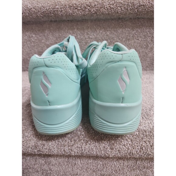 Skechers "Uno" Mint Green Sneakers w/ Wedge in Heel Size 7.5 - Picture 5 of 11
